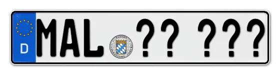 WunschKennzeichen Mallersdorf Wunschkennzeichen Mallersdorf reservieren