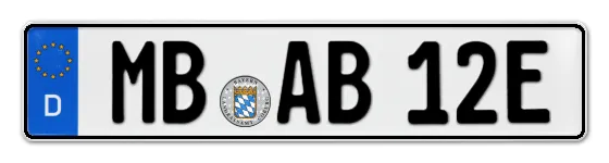 E-Kennzeichen MiesBach online bestellen