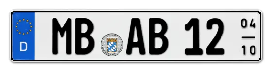 Saisonkennzeichen MiesBach Saisonkennzeichen MB für MiesBach online bestellen