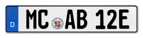 E-Kennzeichen MalChin online bestellen