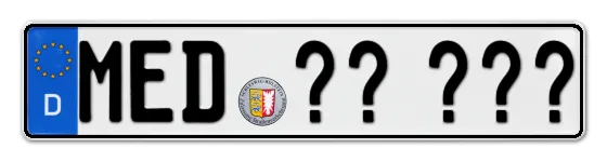 Wunschkennzeichen Meldorf reservieren