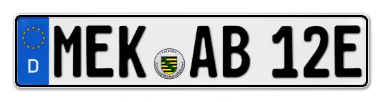 E-Kennzeichen Mittlerer ErzgebirgsKreis online bestellen