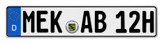 H-Kennzeichen MEK online bestellen