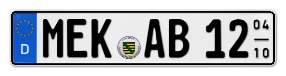 Saisonkennzeichen MEK für Mittlerer ErzgebirgsKreis online bestellen