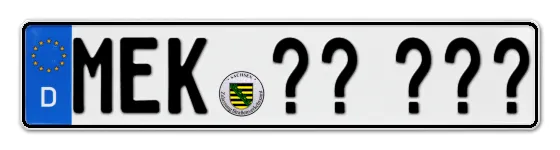 Wunschkennzeichen Mittlerer-erzgebirgskreis reservieren