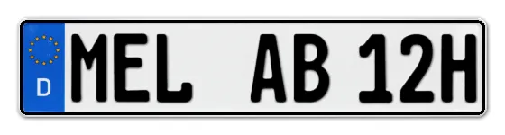 H-Kennzeichen MEL online bestellen