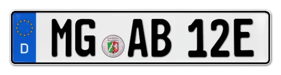 E-Kennzeichen MönchenGladbach online bestellen