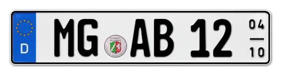Saisonkennzeichen MönchenGladbach Saisonkennzeichen MG für MönchenGladbach online bestellen