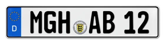 Autokennzeichen MerGentHeim