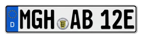 E-Kennzeichen MerGentHeim online bestellen