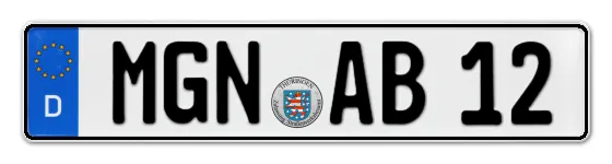 Autokennzeichen MeininGeN
