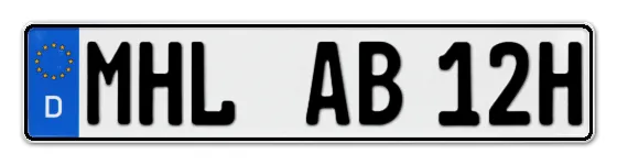 H-Kennzeichen MHL online bestellen