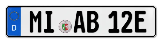 E-Kennzeichen MInden online bestellen