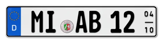 Saisonkennzeichen MInden Saisonkennzeichen MI für MInden online bestellen