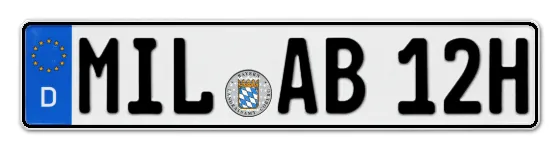 H-Kennzeichen MIL online bestellen