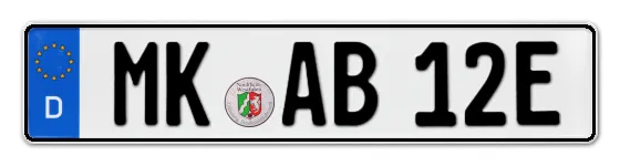 E-Kennzeichen Märkischer Kreis online bestellen