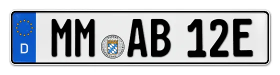 E-Kennzeichen MemMingen online bestellen