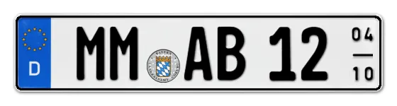 Saisonkennzeichen MemMingen Saisonkennzeichen MM für MemMingen online bestellen