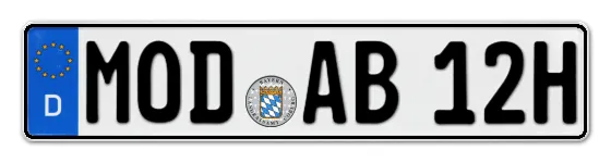 H-Kennzeichen MOD online bestellen