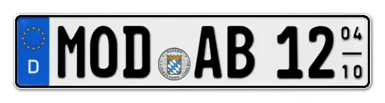 Saisonkennzeichen MOD für MarktOberDorf online bestellen