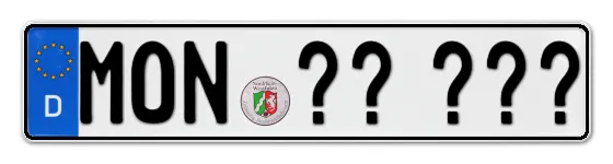 Wunschkennzeichen Monschau reservieren