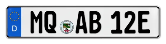 E-Kennzeichen Merseburg, Querfurt online bestellen