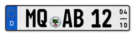 Saisonkennzeichen MQ für Merseburg, Querfurt online bestellen