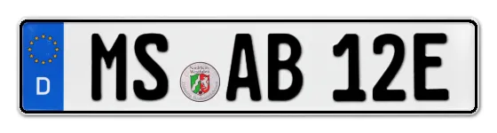 E-Kennzeichen MünSter online bestellen