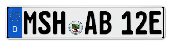 E-Kennzeichen Mansfeld, SüdHarz online bestellen