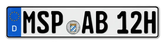 H-Kennzeichen MSP online bestellen