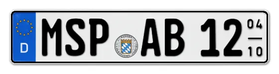 Saisonkennzeichen MSP für Main, SPessart online bestellen