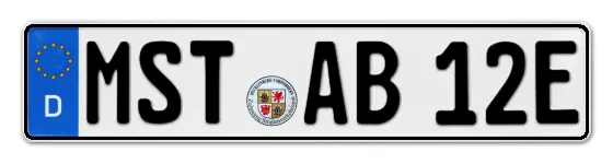 E-Kennzeichen Mecklenburg-STrelitz online bestellen