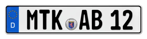 Autokennzeichen Main-Taunus-Kreis