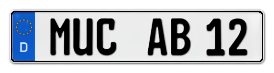 Autokennzeichen München Autokennzeichen München