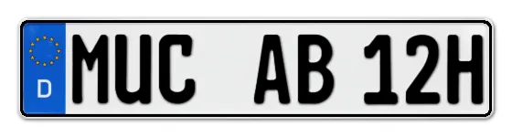 H-Kennzeichen MUC online bestellen