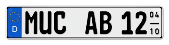 Saisonkennzeichen München Saisonkennzeichen MUC für München online bestellen