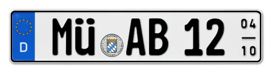 Saisonkennzeichen MÜ für MÜhldorf online bestellen