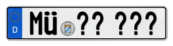 Wunschkennzeichen MÜhldorf reservieren
