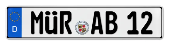 Autokennzeichen MÜRitz Autokennzeichen MÜRitz