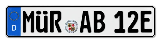 E-Kennzeichen MÜRitz online bestellen