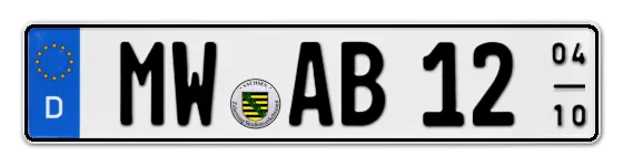 Saisonkennzeichen MW für MittWeida online bestellen