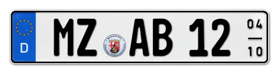 Saisonkennzeichen MZ für MainZ online bestellen