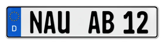 Autokennzeichen NAUen