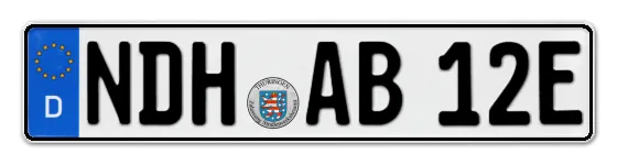 E-Kennzeichen NorDHausen online bestellen