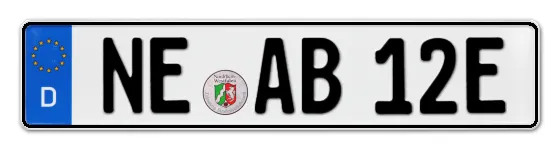 E-Kennzeichen NEuss online bestellen