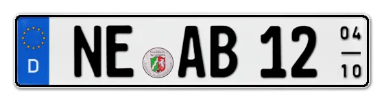 Saisonkennzeichen NE für NEuss online bestellen