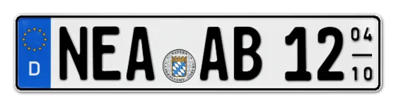 Saisonkennzeichen NEA für NEustadt an der Aisch als Wunschkennzeichen online bestellen