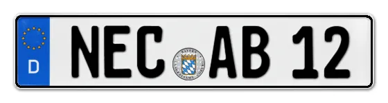 Kennzeichen NEustadt bei Coburg bestellen