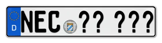 Wunschkennzeichen Neustadt-bei-coburg reservieren