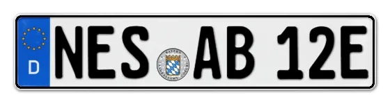 E-Kennzeichen NEustadt an der Saale online bestellen